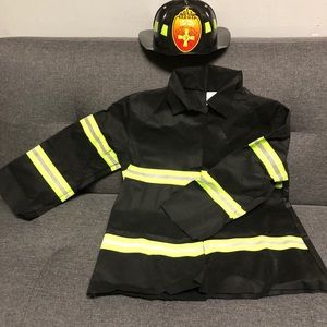 Firefighter costume.